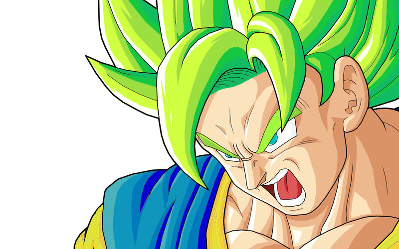 Green-haired Warrior — Green, Aggressive