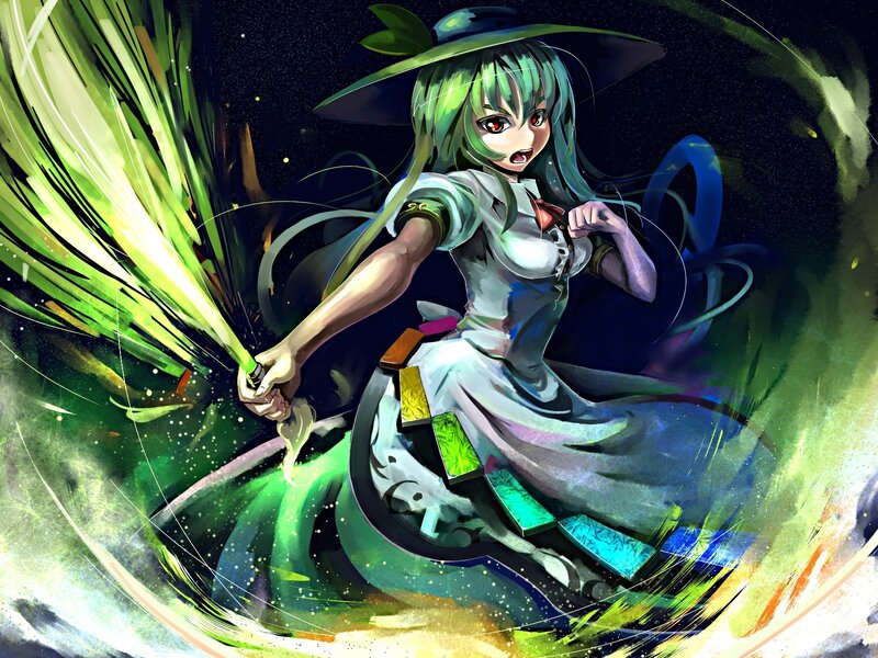 Green-haired Witch — Green