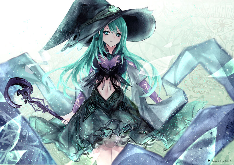 Green-haired Witch — Teal