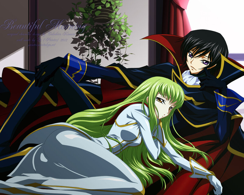 Green-haired Woman and Man