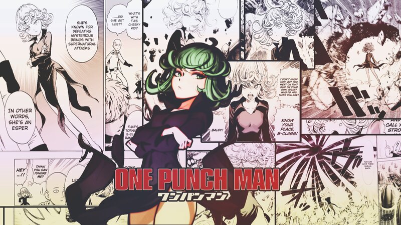 Green-haired Woman in Manga