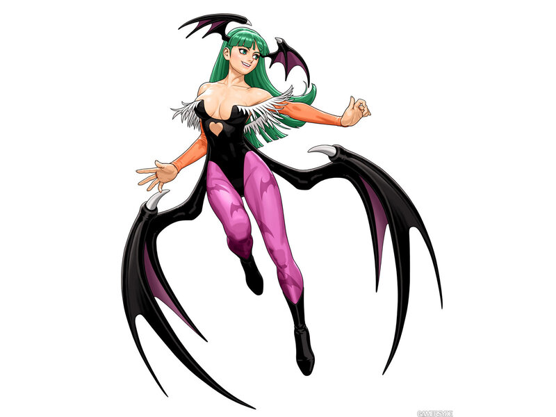 Green-haired Woman with Wings — Black