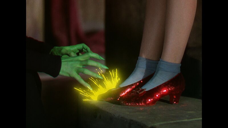 Green Hand Touching Shoes