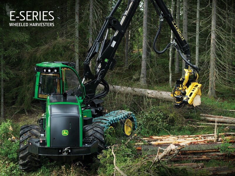 Green Harvester Machine