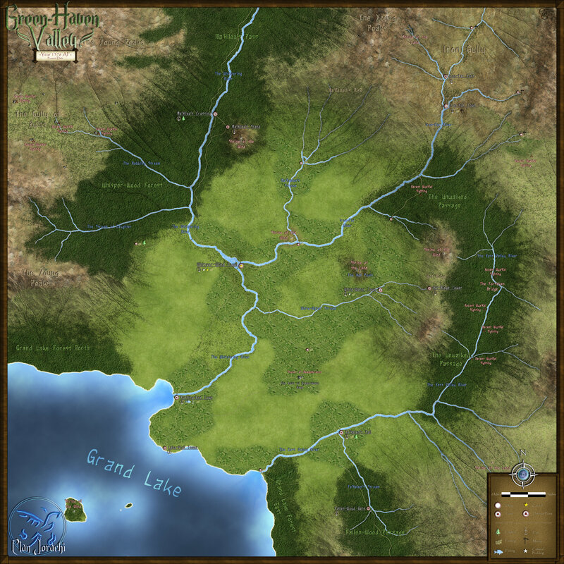 Green Haven Valley map