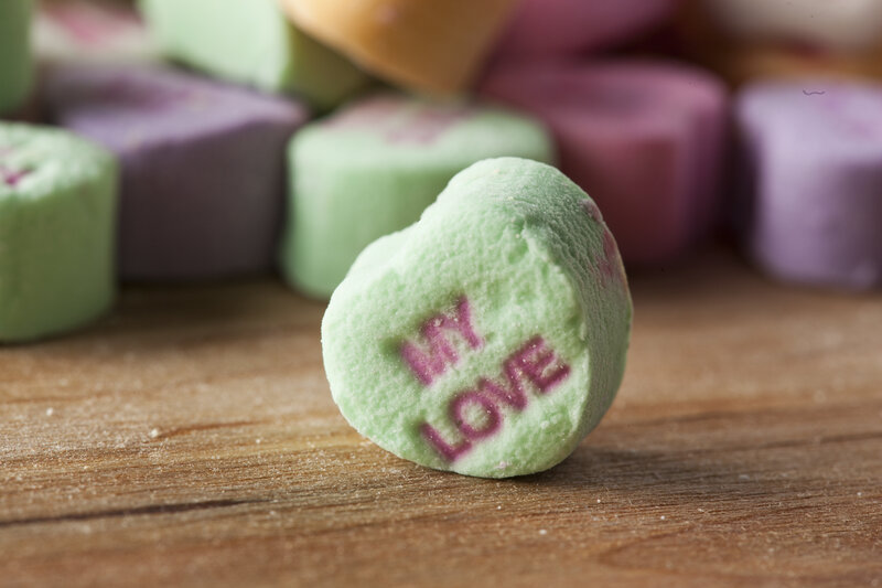 Green Heart Candy