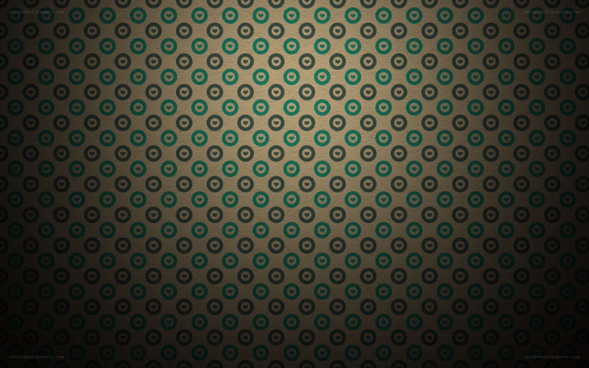 green heart pattern background