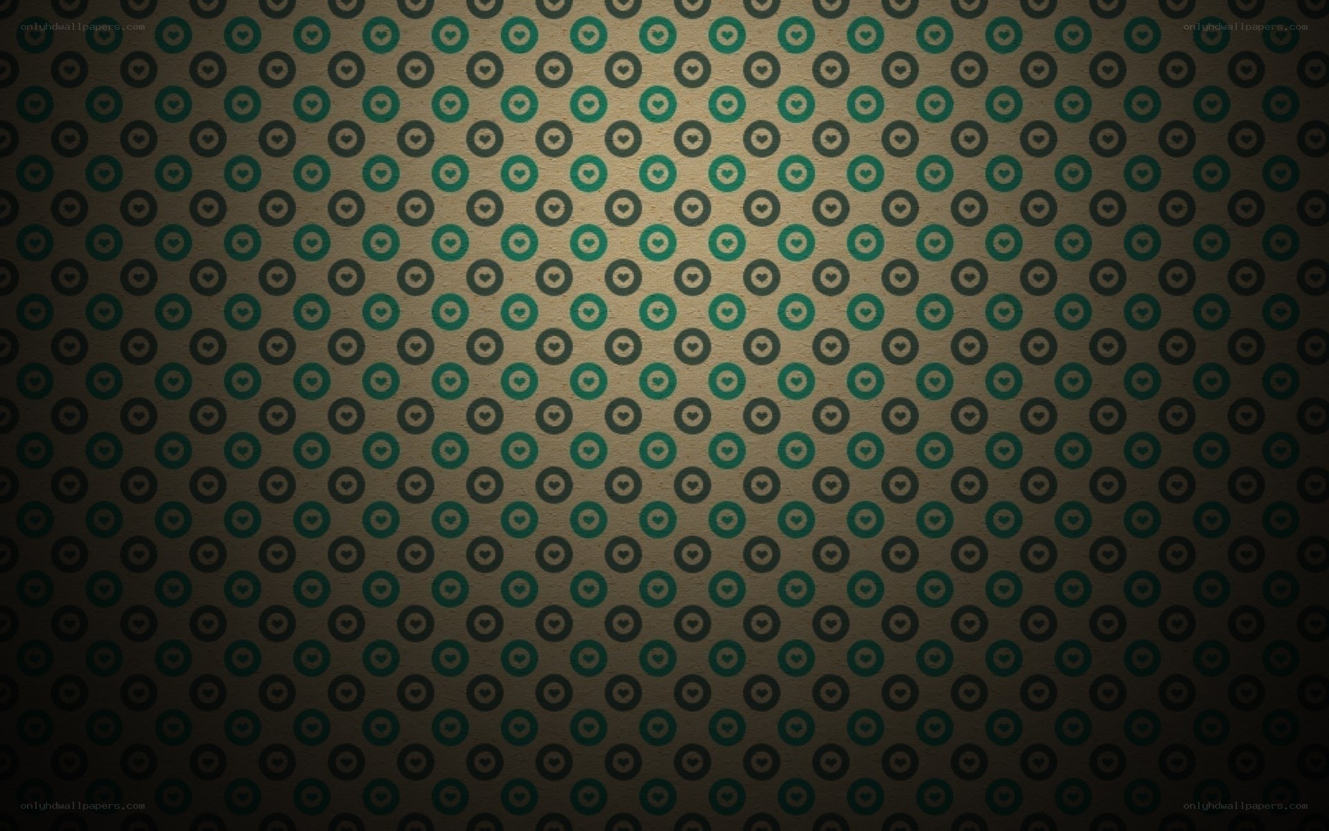 green heart pattern background