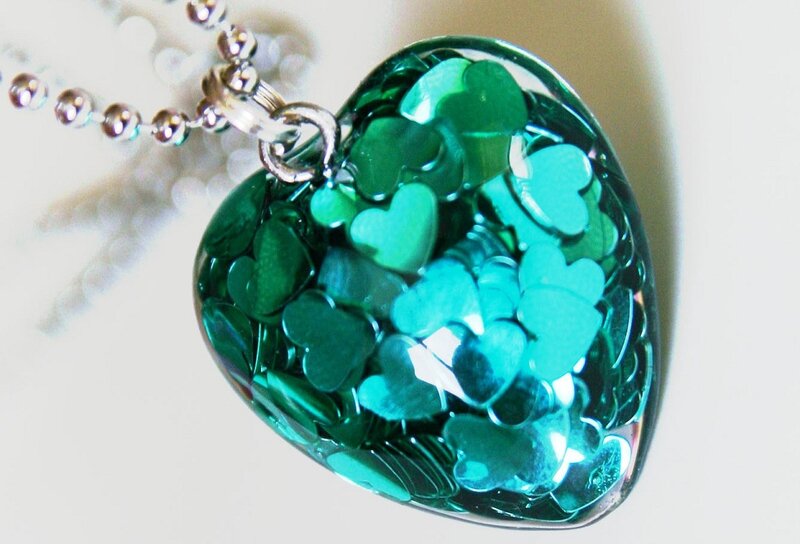 Green Heart Pendant
