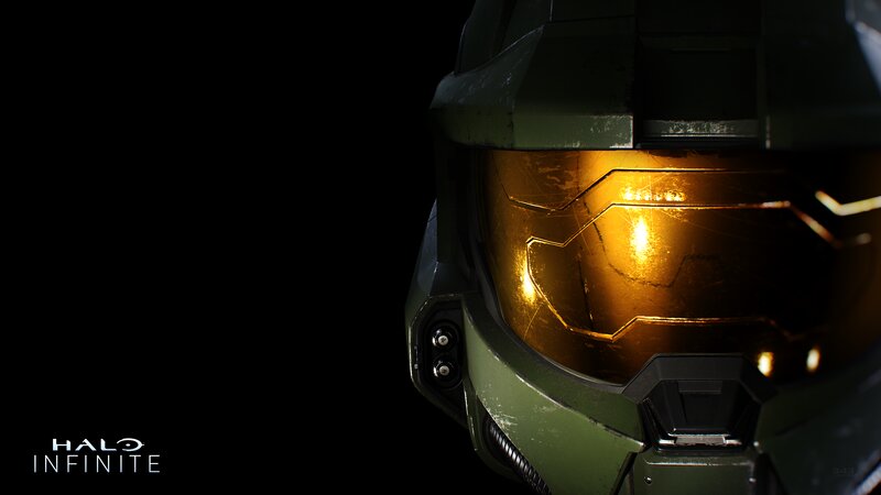 Green Helmet with Gold Visor