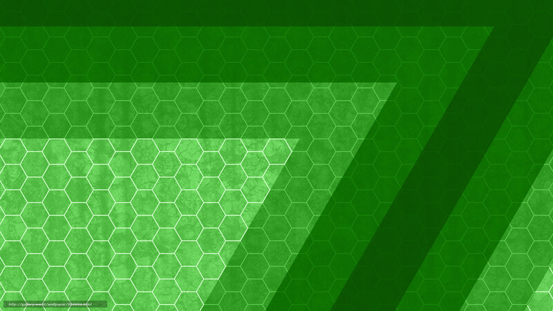 green hexagon pattern