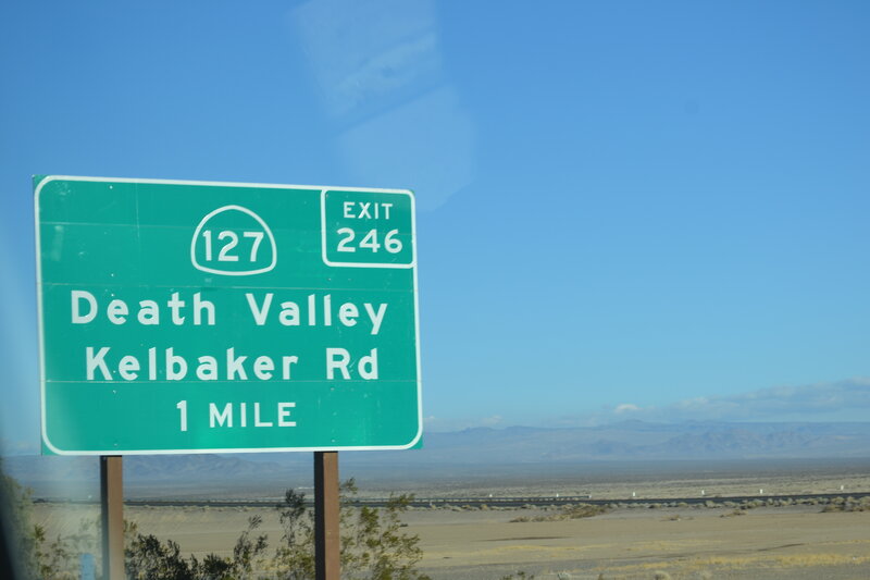 Green Highway Sign — Arid