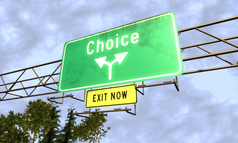 Green Highway Sign