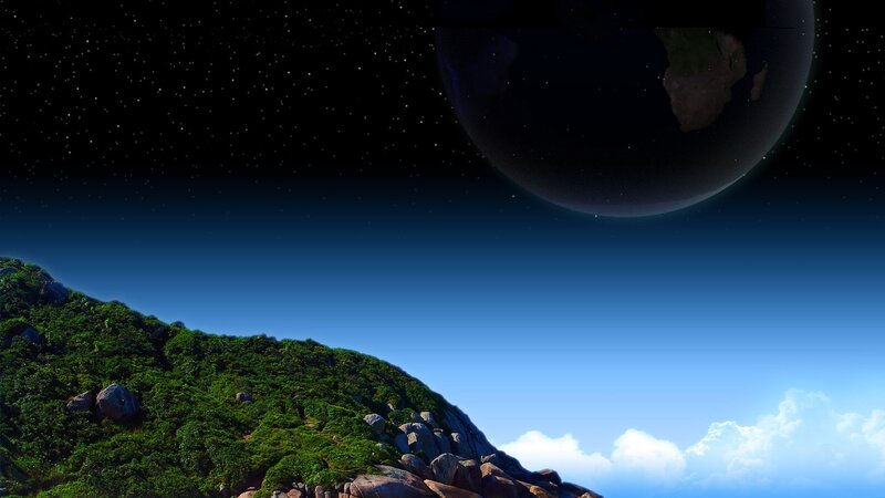 Green Hill under Planet — Blue