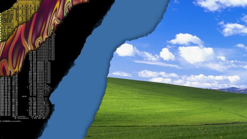 Green Hill with Blue Sky