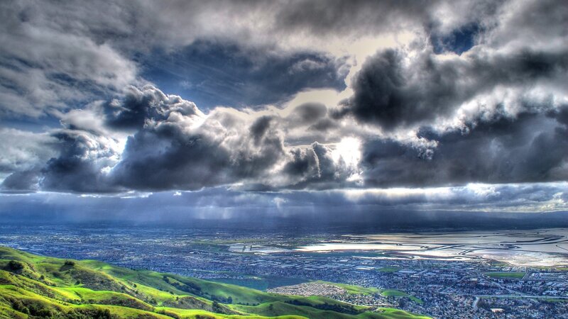 Green Hills and City