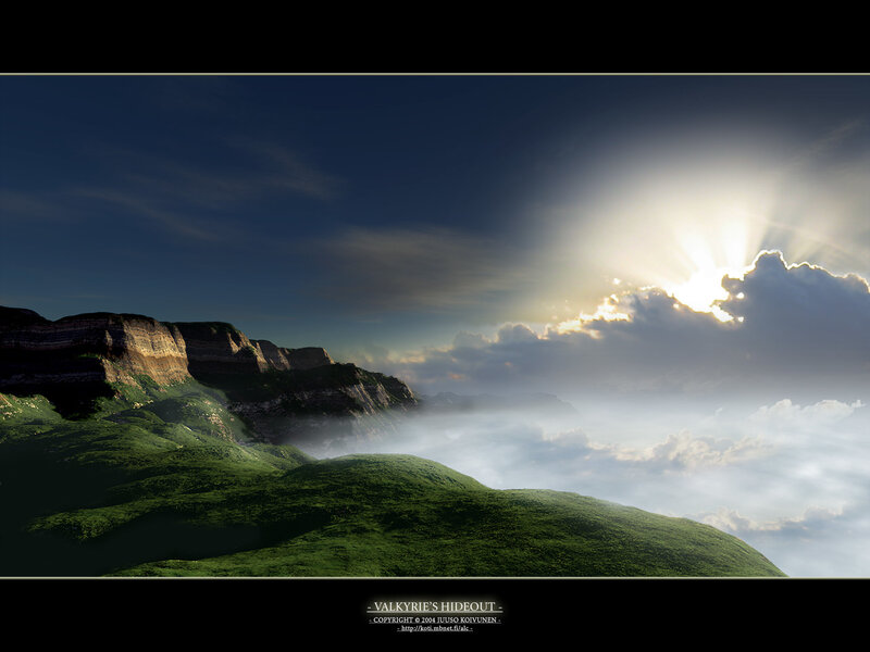Green Hills and Cliffs