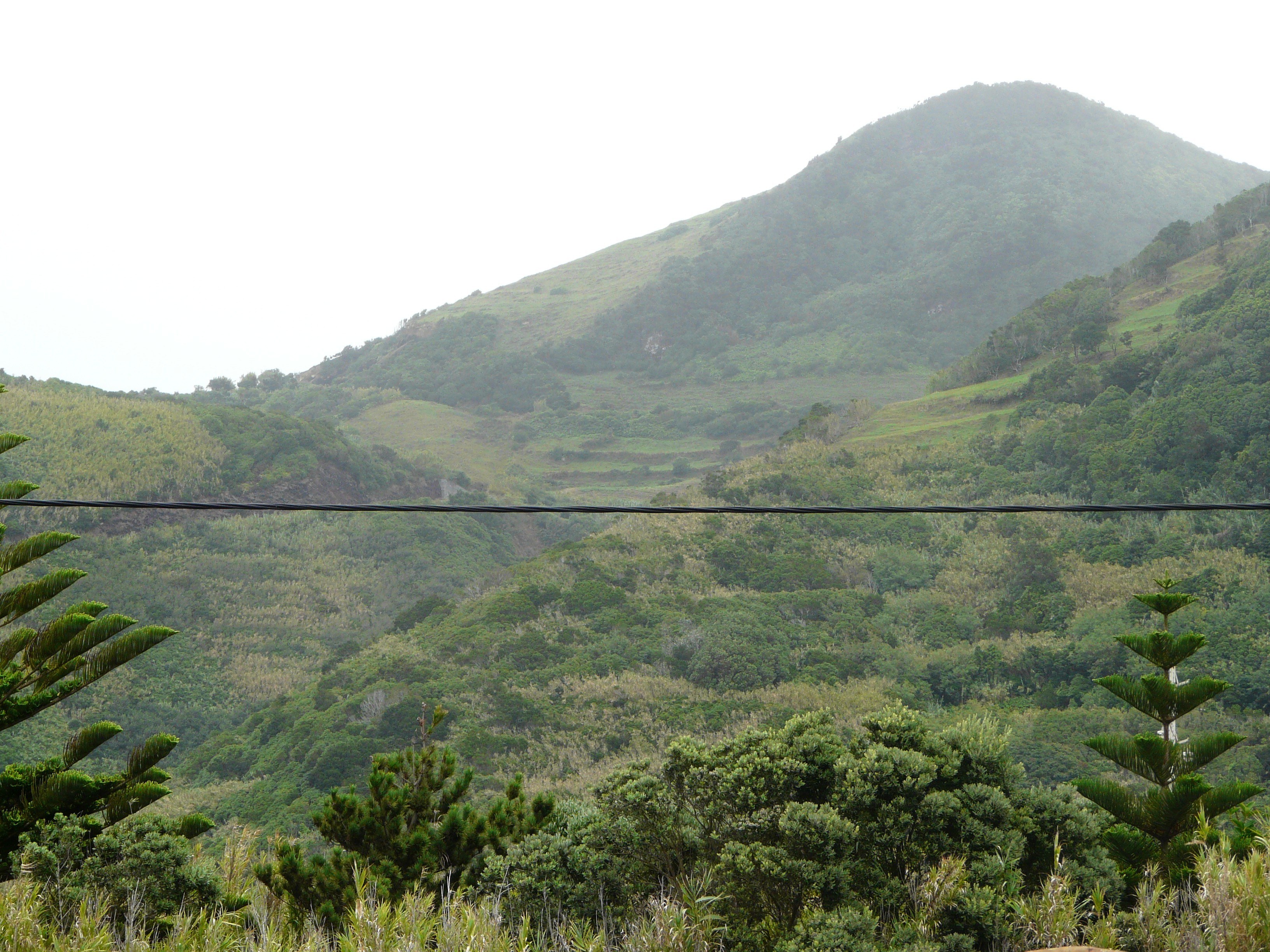 green hills and mountains