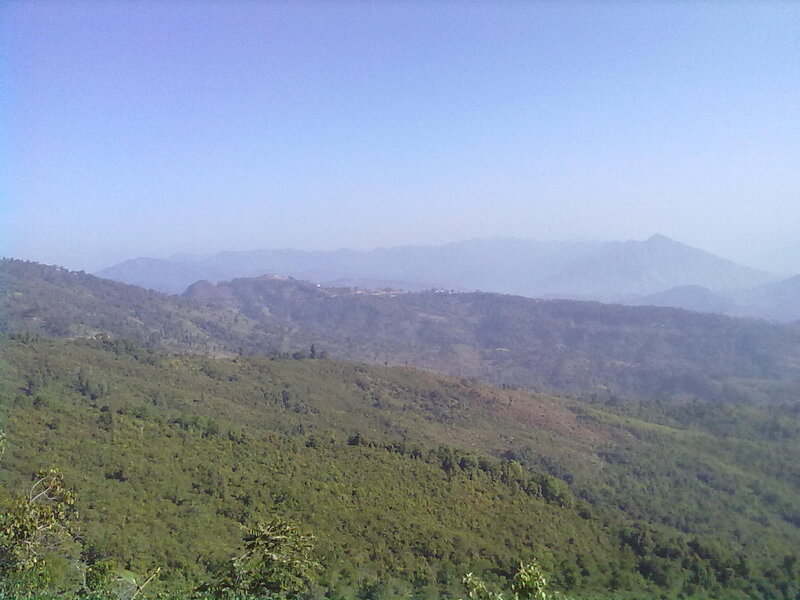 Green Hills and Mountains — Serene, Afternoon, Photograph, Sky