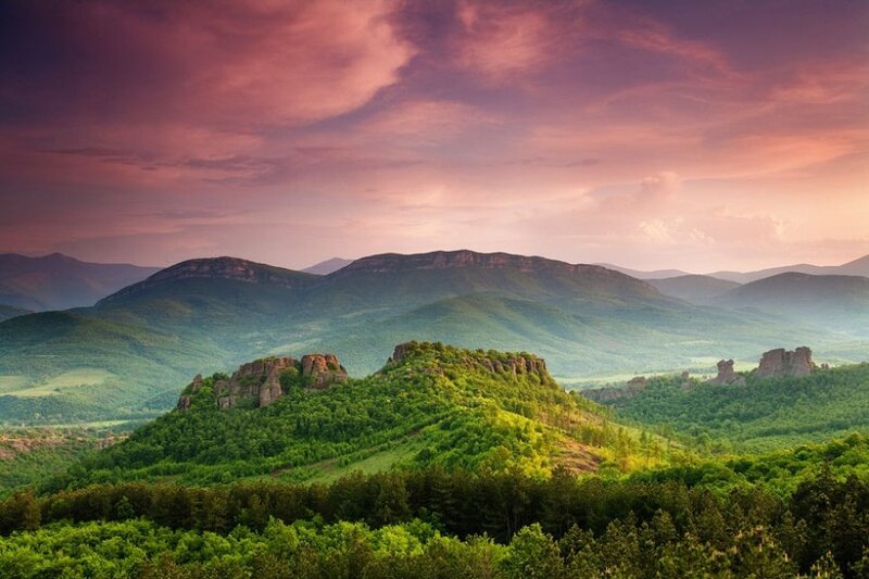 Green Hills and Mountains — Serene