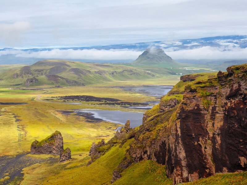 Green Hills and River — Serene