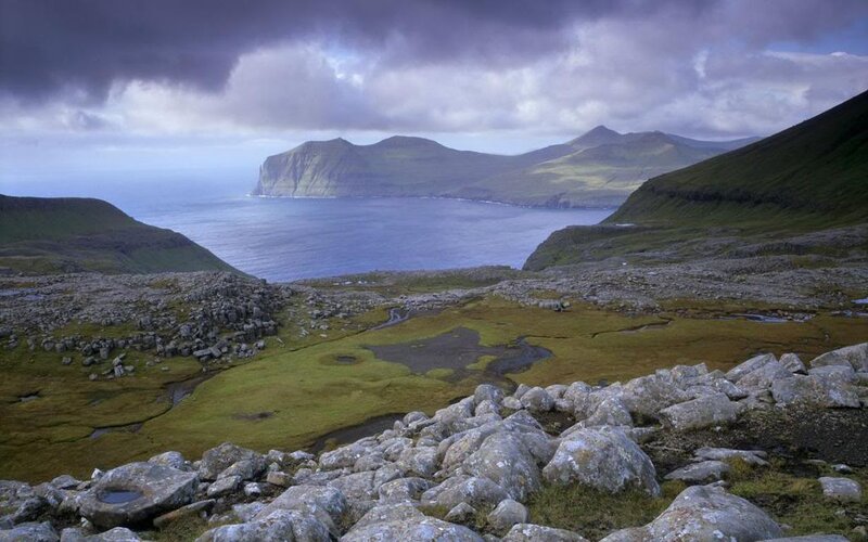 Green Hills and Sea — Dramatic