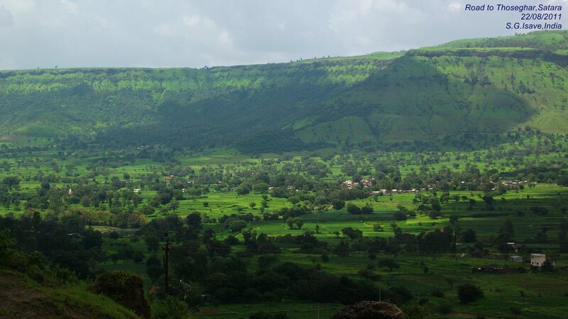 Green Hills and Valley — Serene, Afternoon