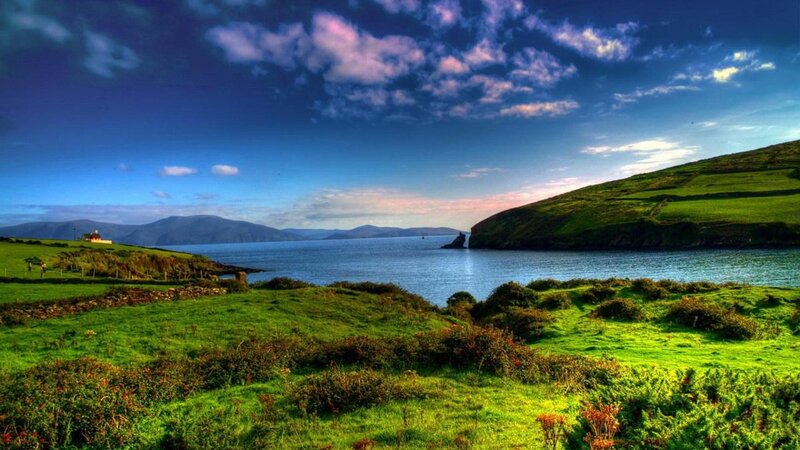 Green Hills by Sea