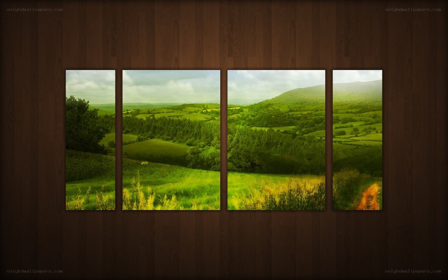 Green Hills Landscape Art