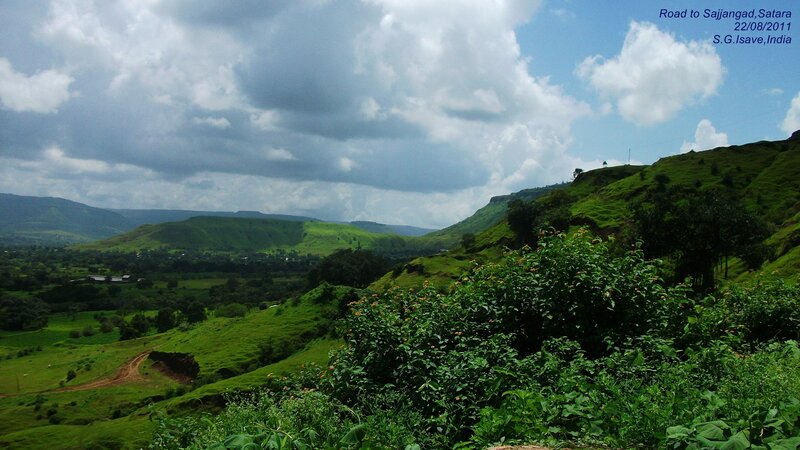 Green Hills Landscape — Serene, Afternoon