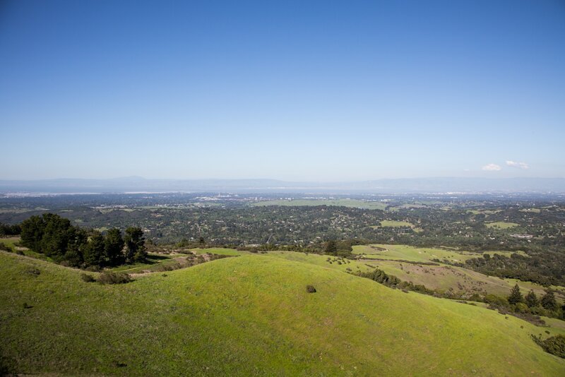 Green hills overlooking a valley