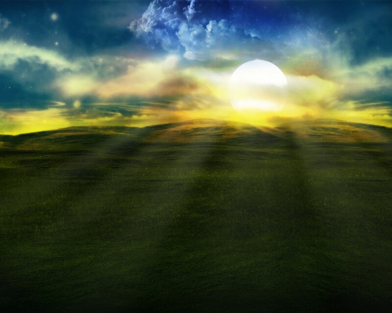 Green Hills under Sun — Serene