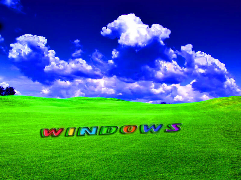 Green Hills with Clouds — Serene