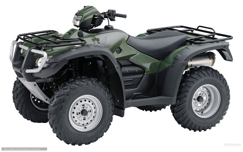 Green Honda ATV