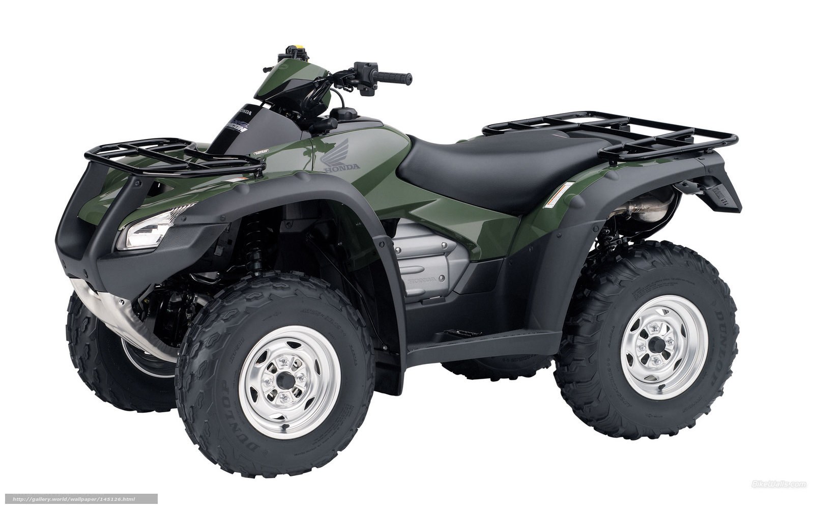 Green Honda ATV