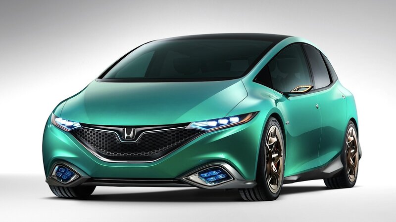 Green Honda concept car