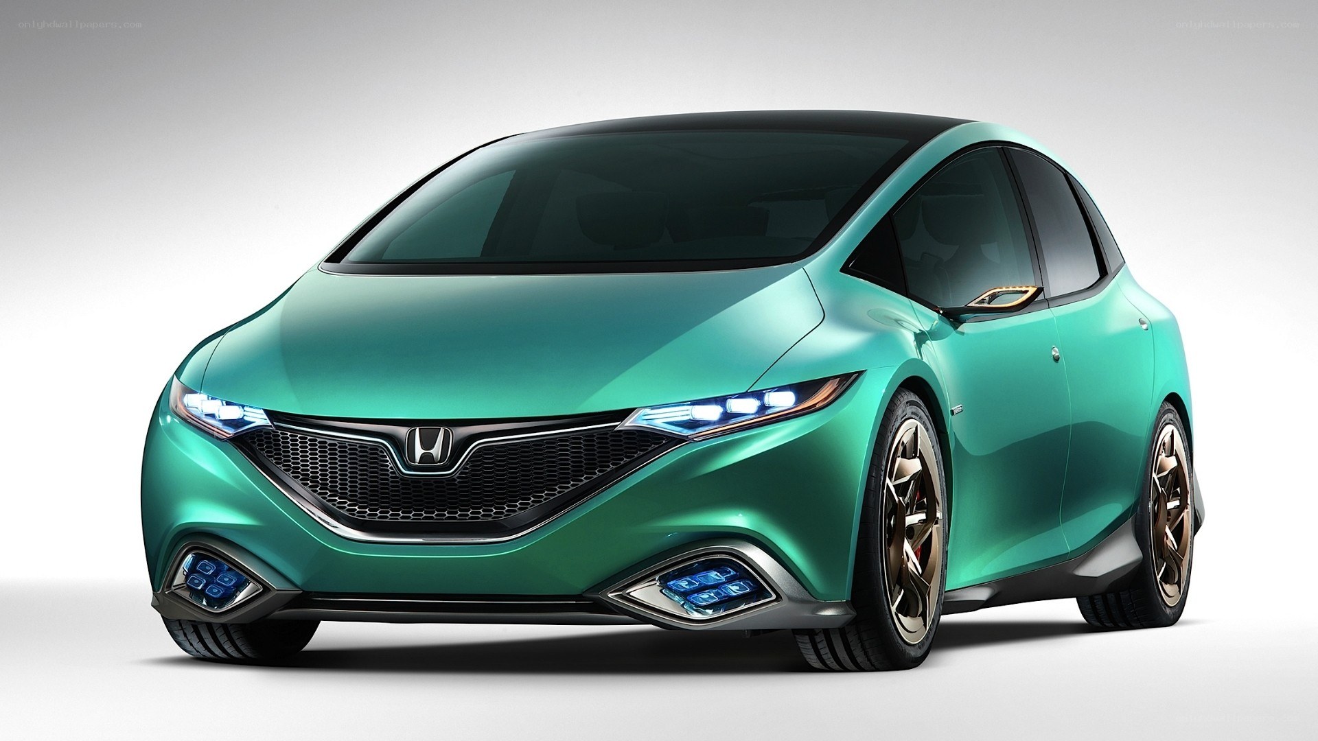 Green Honda concept car