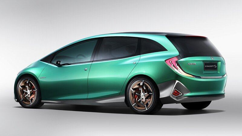 Green Honda Concept S car