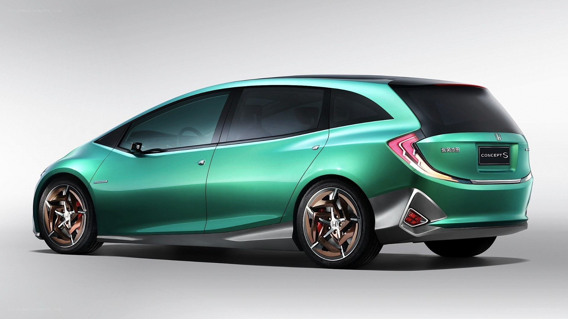 Green Honda Concept S car