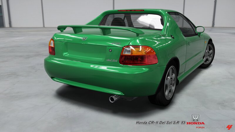 Green Honda CR-X