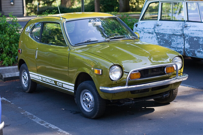 Green Honda GT Car
