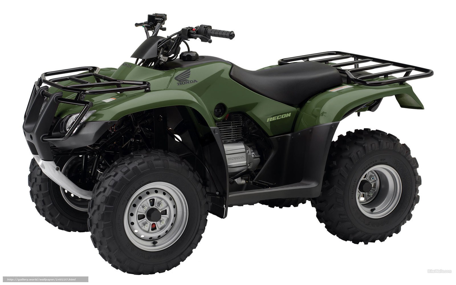 Green Honda Recon ATV