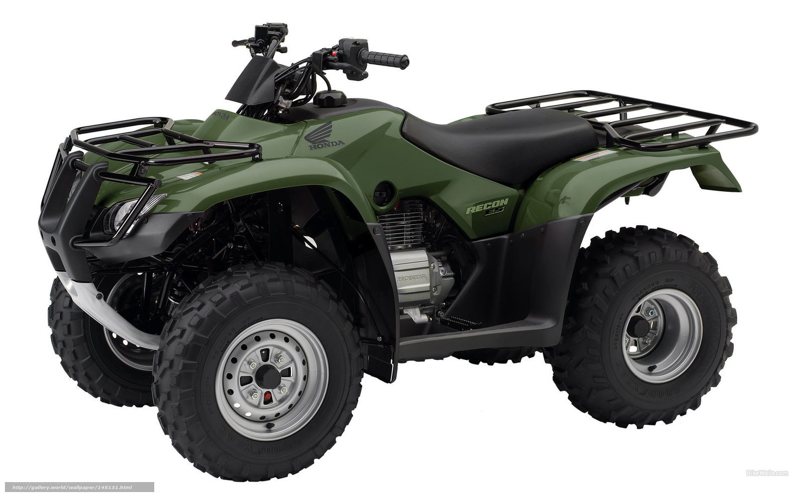 Green Honda Recon ATV