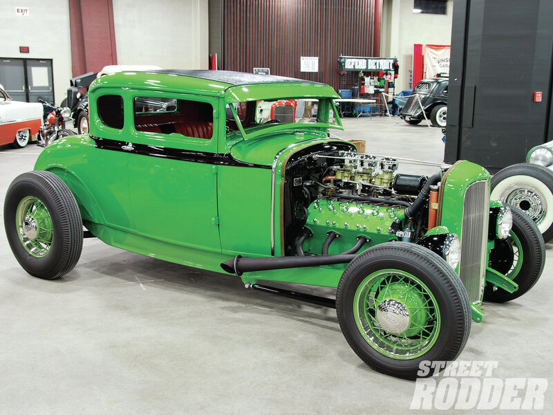 Green Hot Rod Car — Showcase
