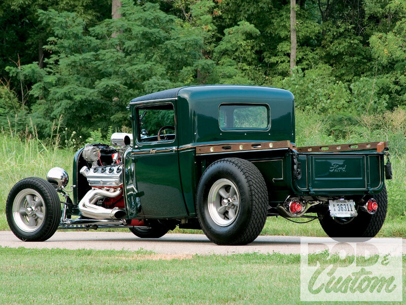 Green Hot Rod Truck — Calm