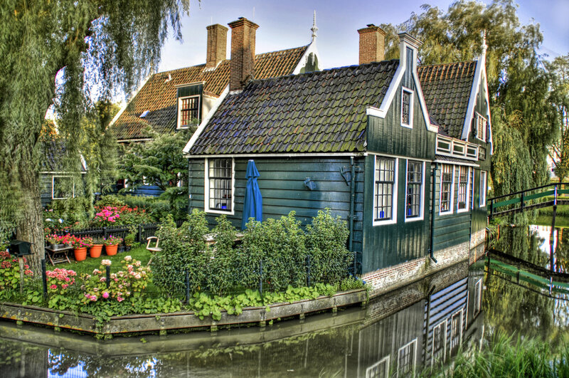 Green House on Canal