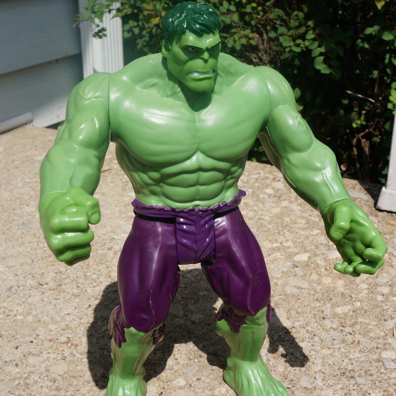 Green Hulk Action Figure — Neutral, Afternoon