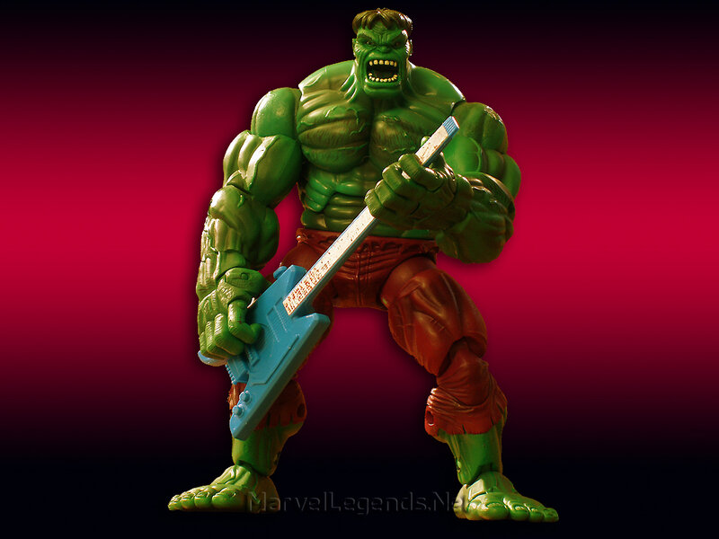 Green Hulk Figure — Dramatic