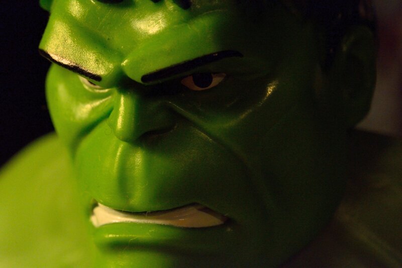 Green Hulk Figure — Intense