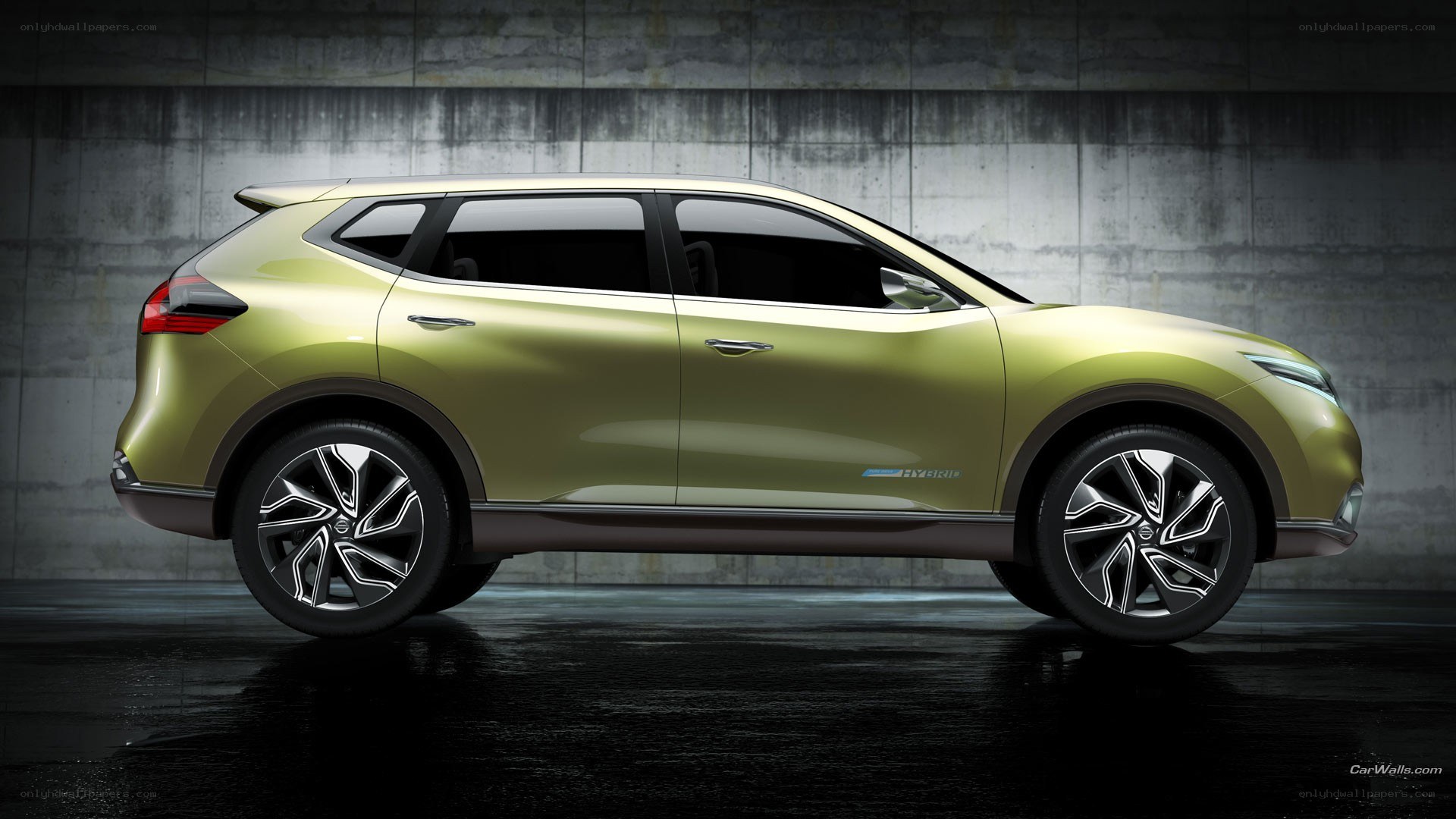 green hybrid SUV concept